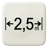 Nájezdy pro stavební stroje - délka 2,5 metru