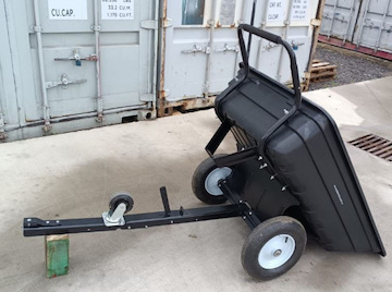 Přívěs pro záhradní traktory s kapacitou 300kg - 1