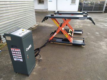 QY-6010 Profesionální nůžkový zvedák na auto Carlift CR3000+ - 3t - nuzkovy-zvedak-na-auto-carlift-1